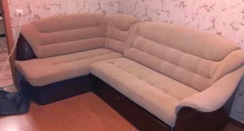 Перетяжка углового дивана. Гагарин